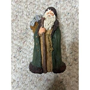 June McKenna Collectibles Santa Claus Ornament Figurine 1989 Vintage Christmas